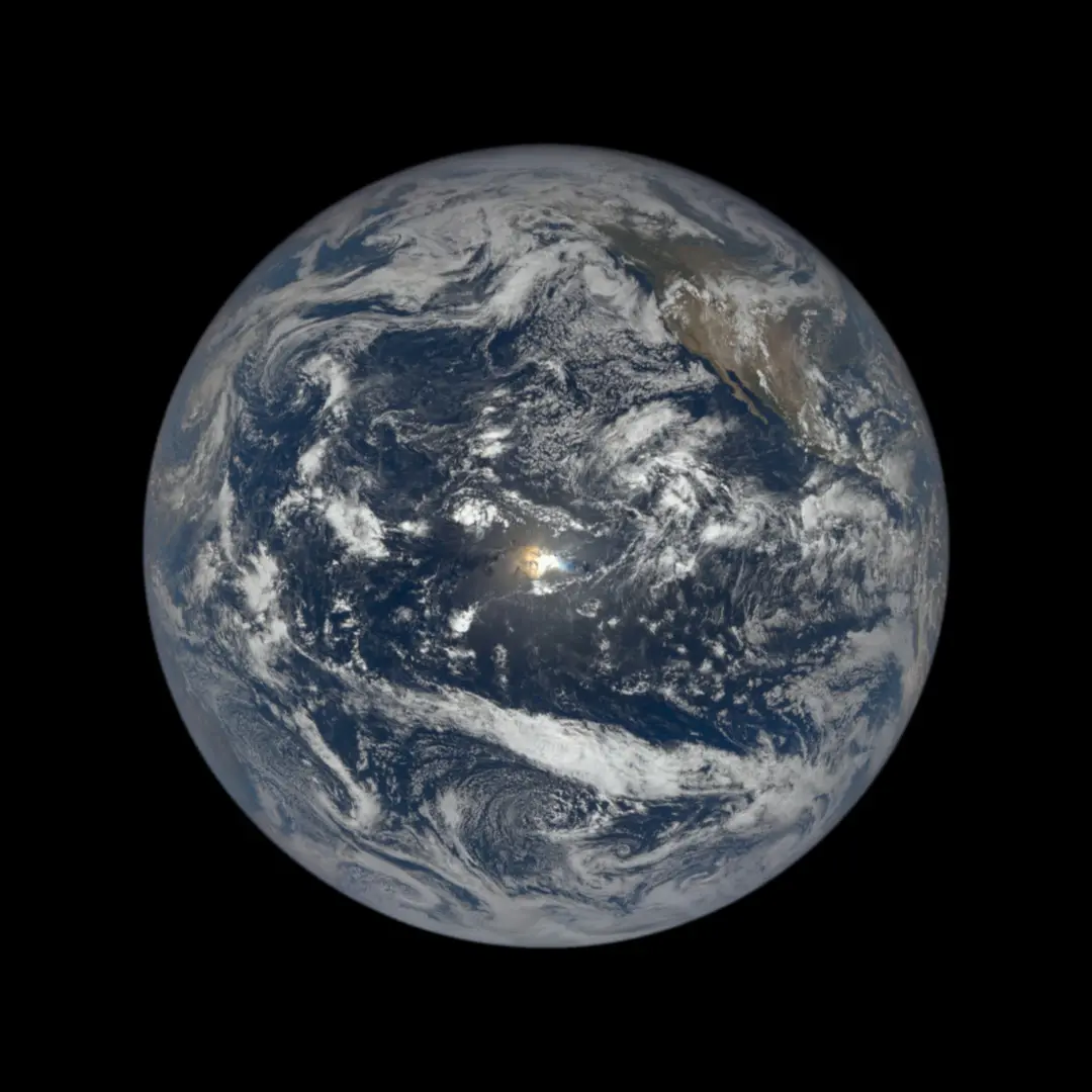 Earth photographed by NASA's EPIC camera
